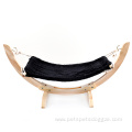 pet travel swing detachable wood-handmade cat bed hammock
